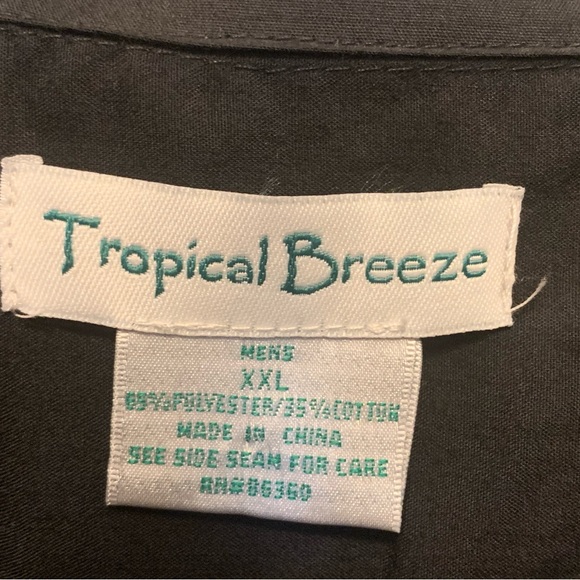 Hornitos Tequila Tropical Breeze Men's Cargo shirt with dominoes patches - Picture 8 of 8